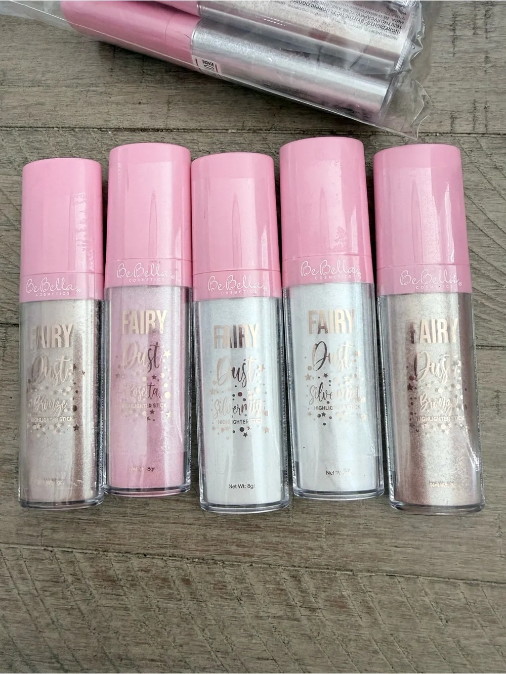 Fairy Dust Highlighting Stick — Pink/Champagne Shades  price for each